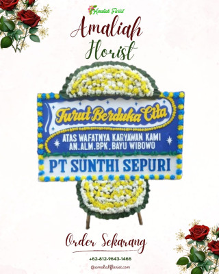 Papan Bunga Duka di Berbas Pantai
